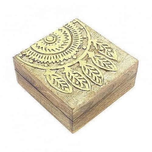 Gold Embossed Wooden Dreamcatcher Box Regular - price £15.00!