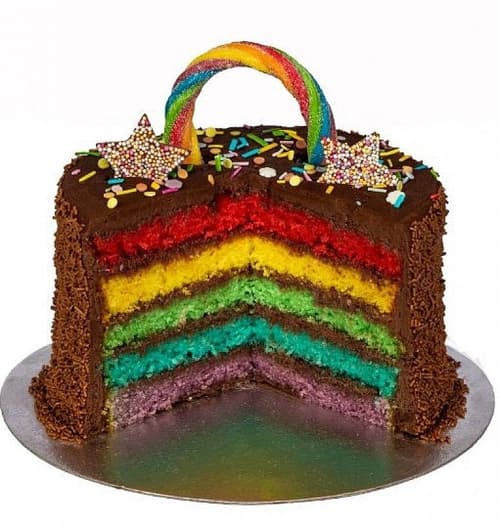 The Chocolate Rainbow Layer Cake - £35.00 Nationwide delivery available!