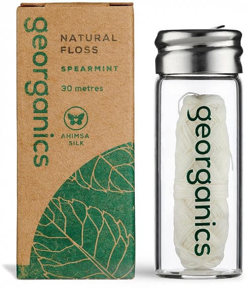 Coming Up: Plastic Free July - Georganics Natural Silk Dental Floss - Spearmint - 30ml