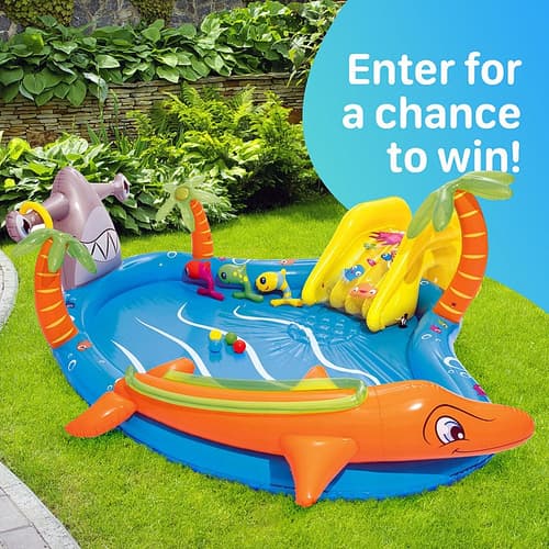 WIN this Inflatable Kids Sea Life Paddling Pool and Play Centre for hours of Summer Fun!