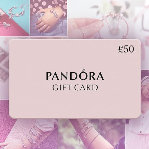 Win a £50.00 Pandora Gift Card for in-store or online use
