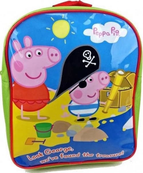 Official Peppa & George Pig Character Junior School Backpack
