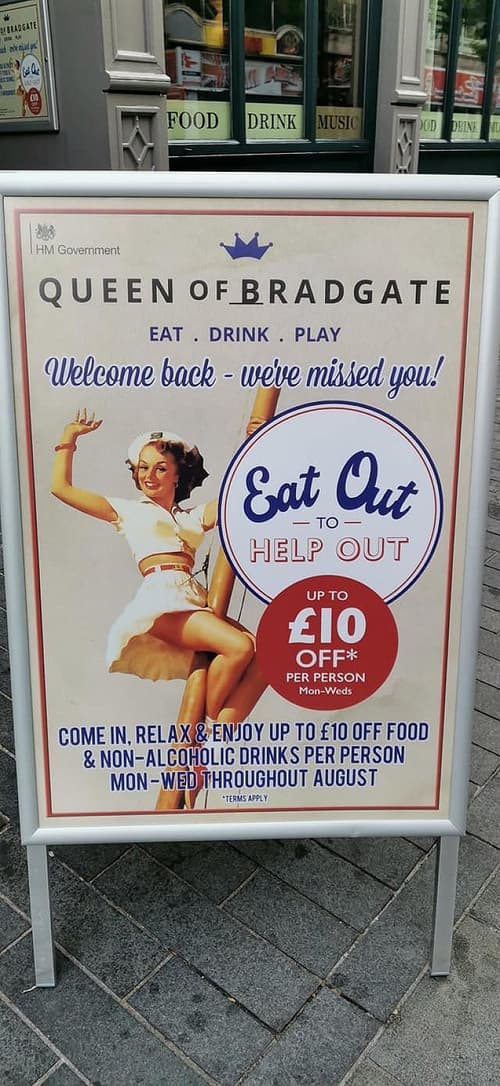 Monday is the new Friday - We are taking part in the Eat Out to Help Out scheme!!