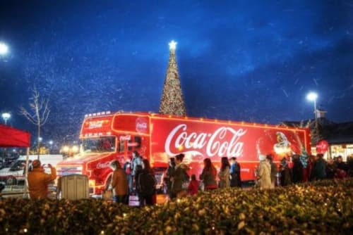 Pudsey, Asda - Coca-Cola Truck Stop!
