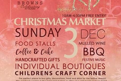 Christmas Market at Tom Browns Brasserie