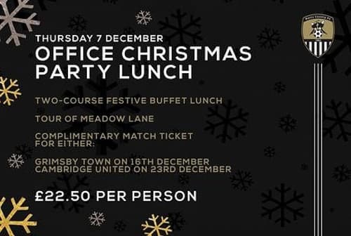 Office Christmas Party Lunch