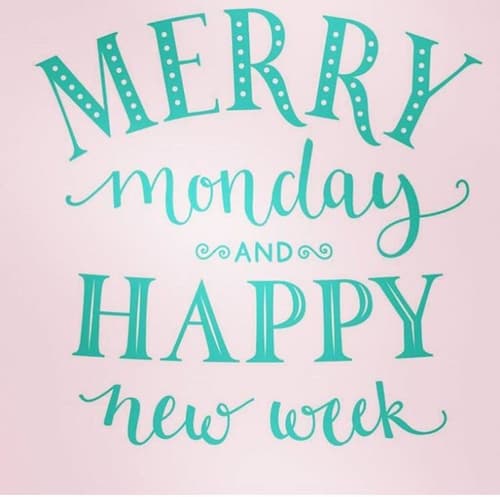 Happy Monday everyone! Remember it's only 6 more Mondays till Christmas....