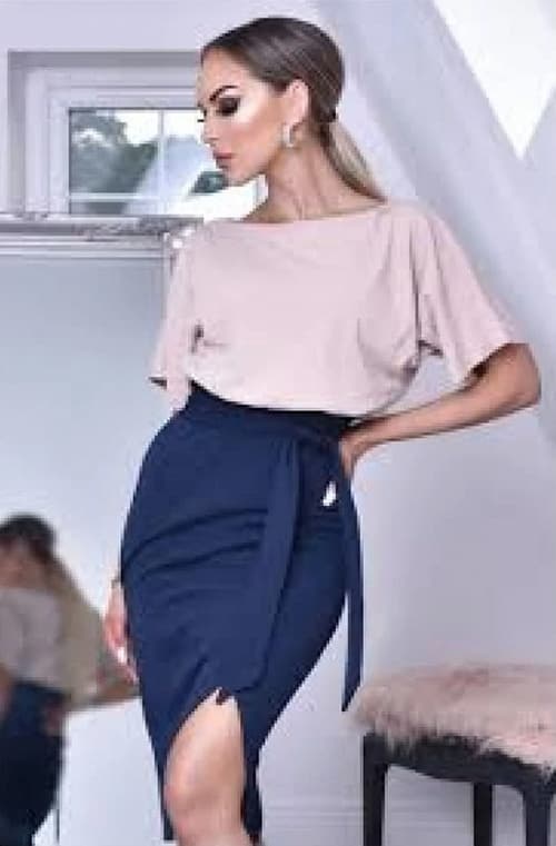 Contrast Batwing Dress for £24.99