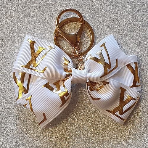 Ladies Girls LV Fashion Bagcharm Keyring