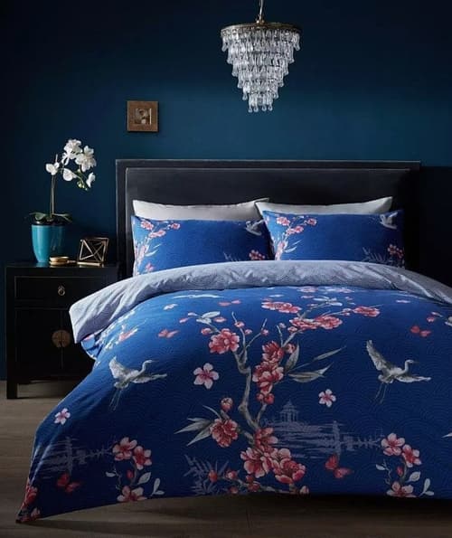 Akira Floral Duvet Cover Set (Reversible)