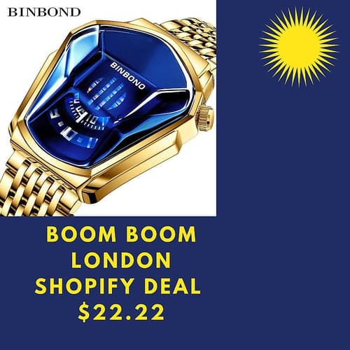 Boom Boom London Shopify Deal