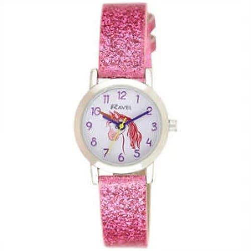 Girls Pink Sparkle Watch