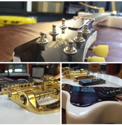 Yeah, sure, it's cold. Come warm up and play a guitar or two. Open 'Til 5.