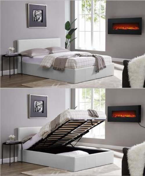 Luna 3ft Single Bed - White
