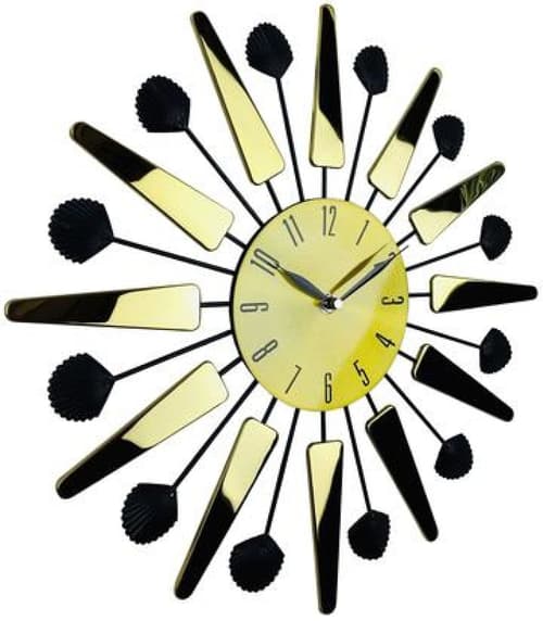 Gold Wall Clock
