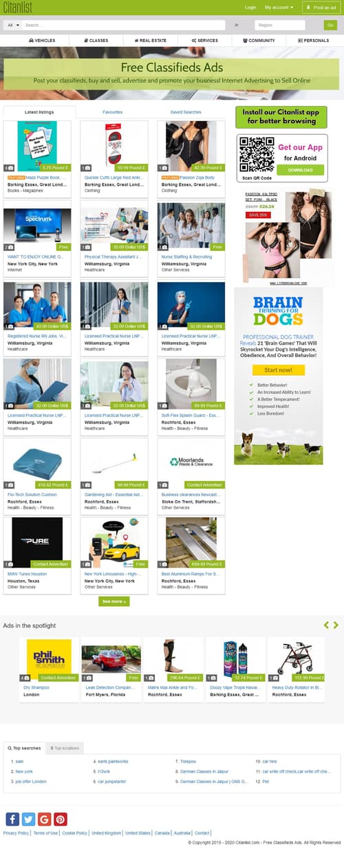 Buy, sell and discover amazing deals now on the Citanlist Marketplace wherever you are.