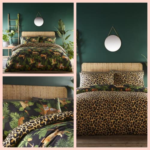Beautiful leapord print design bedding
