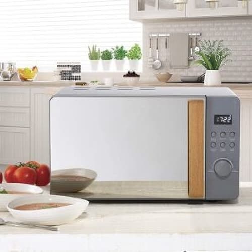 Skandik 20L Digital Microwave Oven 5 Settings Defrost & Cancel Control
