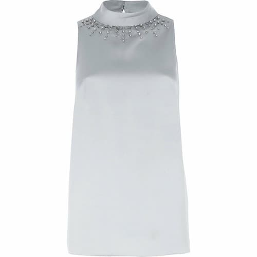£2.00 Brand Name Sleeveless Jewel Neck Top