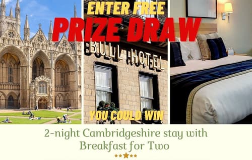 Win  2 Day Stay in 5 Star Cambridgeshir Hotel
