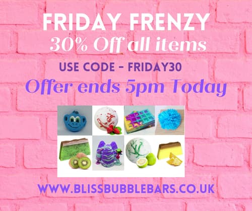 Bath Bombs & More , 30% off today till 5pm