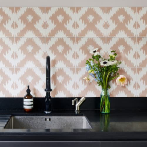 Navajo Blush Rose Encaustic Tiles