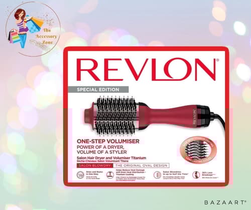 REVLON Salon One-Step Hair Dryer and Volumiser with Titanium Coating £64.99