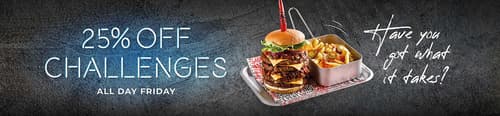 25% off Challenges on Friday