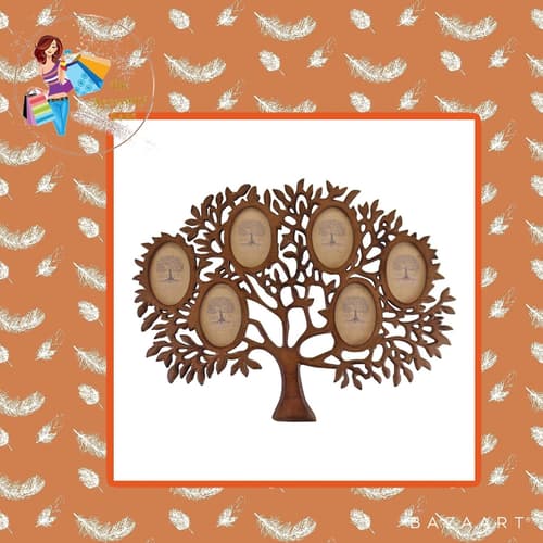 Wooden Multi Photo Frame, Tree Of Life Design £62.99