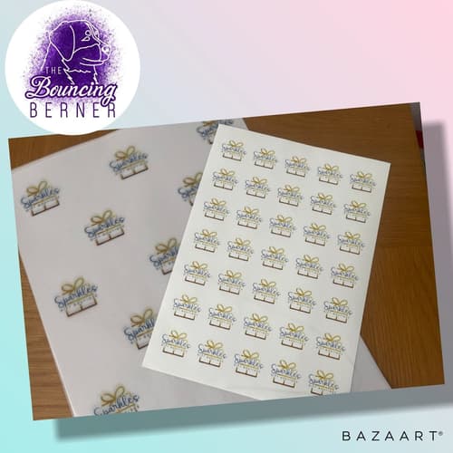 Vellum paper and sticker bundle £45.00