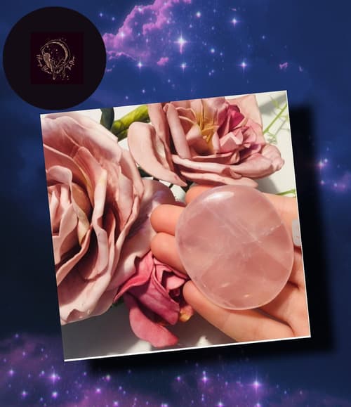 Highest Grade Rose Quartz Palmstone Store/Palm, Worry & Thumb Stones £7.00