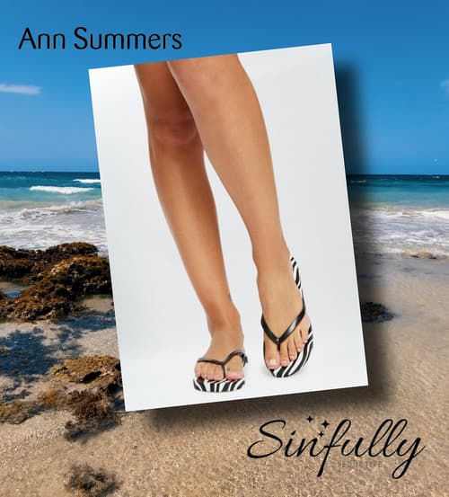 Fierce Flip Flop Black Was £10 Now £7