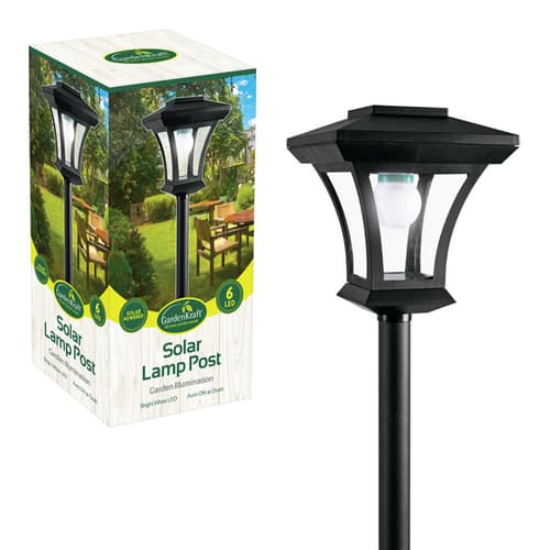 Solar powered lamp