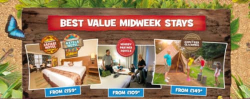 Stay at the Chessington World of Adventures Resort from only £149 per family