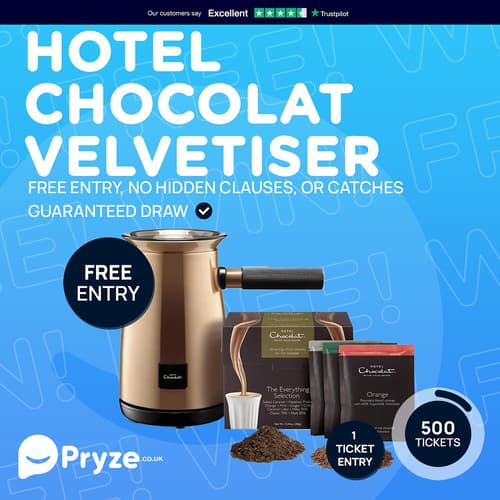 Win a Hotel Chocolat Velvetiser Hot Chocolate Maker