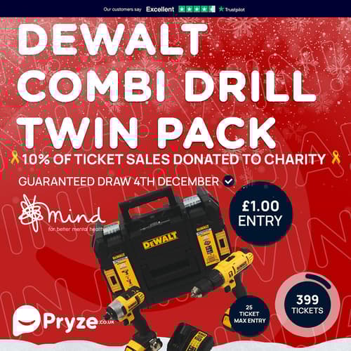 Win a DeWalt Combi Drill Twin pack