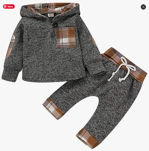 Baby Clothing Sets Infant Toddler Boys Girls Sweatshirt Set Winter Fall Clothes Outfit 0-3 Years Ol