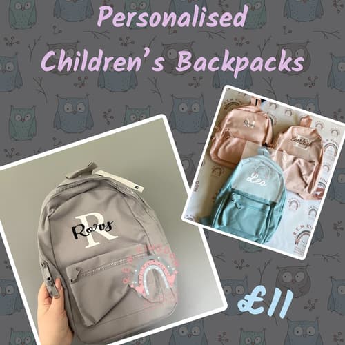 Personalised Children’s Backpacks