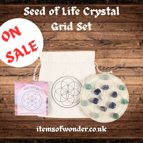 Seed of Life Crystal Grid Set ON SALE