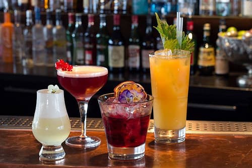 Happy Hour from 5-8pm at Four Hundred Rabbits!