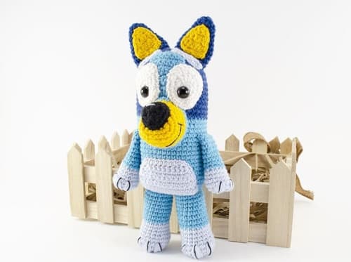Crochet Blue Heeler Puppy Downloadable PDF, English