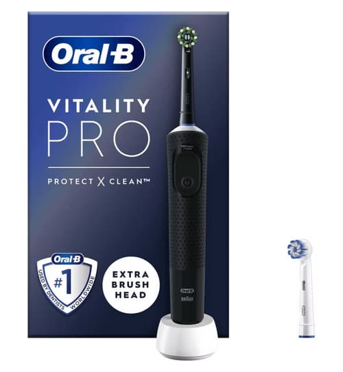 Get 50% off the Oral-B Vitality Pro Black Electric Toothbrush!