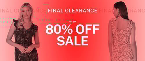 Final Clearance: Up to 80% Off Sale Items!