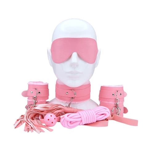 Bound to Play Beginner’s Bondage Kit Pink (8 Piece)