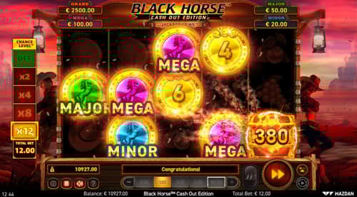 **"Ride to Riches with Black Horse Cash Out at Slotjar Casino!"**