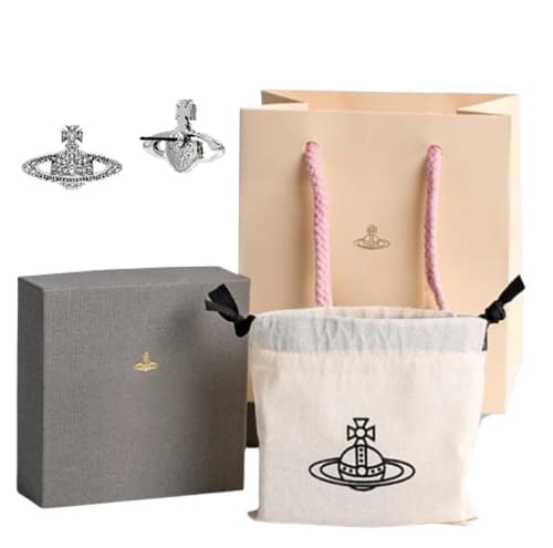 Saturn earrings gift set