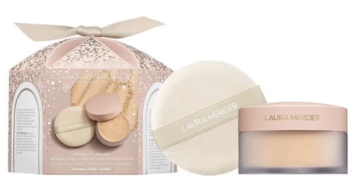 SAVE 20% on Laura Mercier Divinely Flawless Loose Setting Powder & Puff – Medium-Deep!