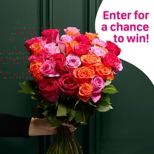 WIN this Radiant Rose Abundance Bouquet
