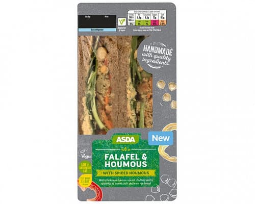 VEGAN OPTIONS - Falafel and Houmous Sandwich: £2.50!