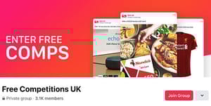 Join our Free Competitions Facebook Group